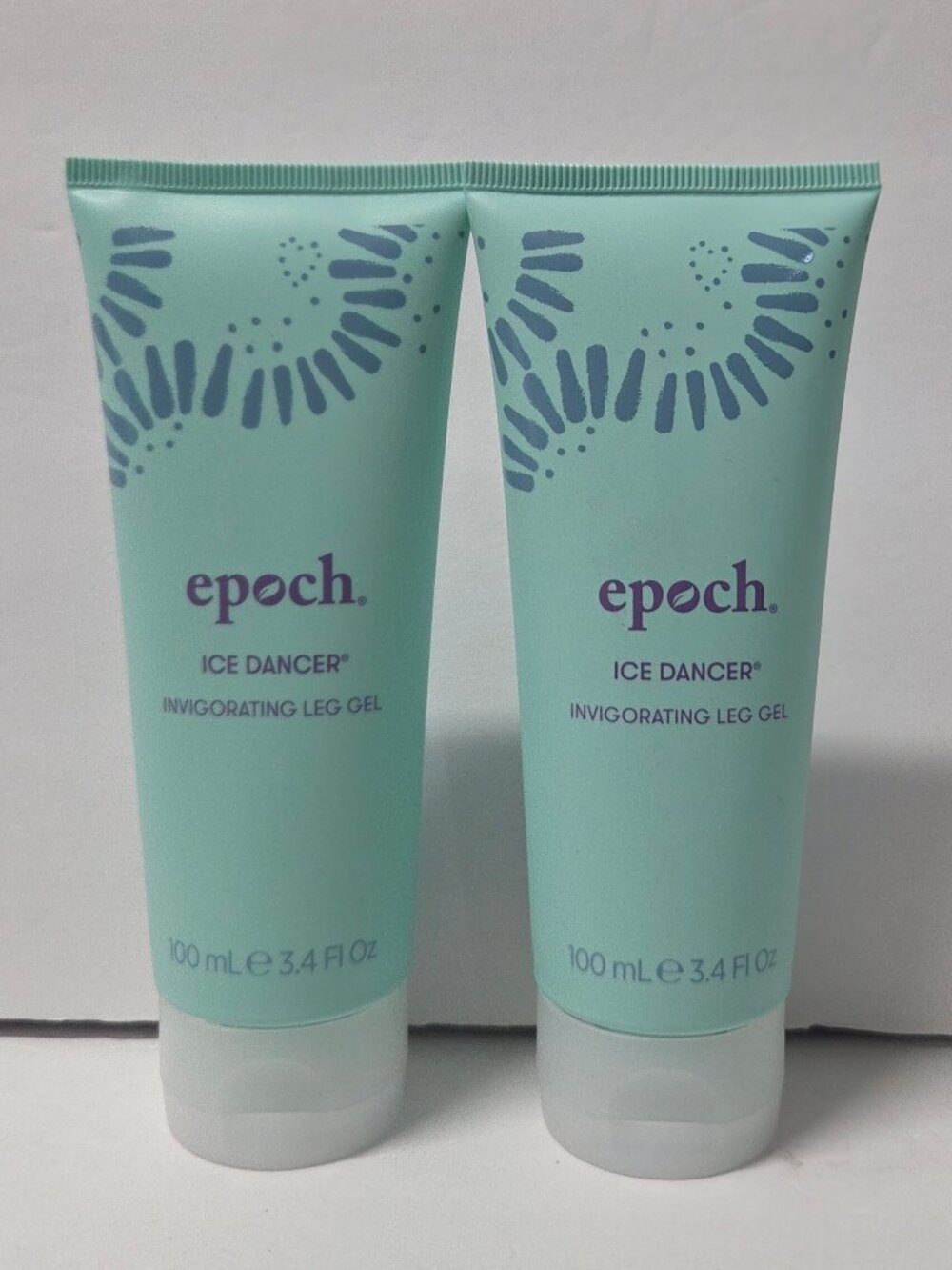 Nu Skin Nuskin Epoch Ice Dancer Invigorating Leg Gel 3.4fl oz 100ml (2 Tubes)